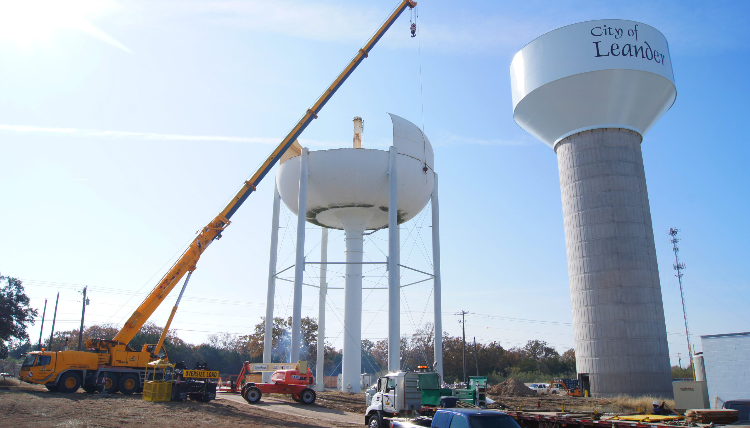 Leander Crystal Falls Elevated Storage Tank Lochner